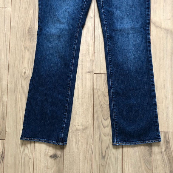 Women’s American Eagle Outfitters Stretch Straight Blue Denim Jeans size 8 short - Picture 3 of 14